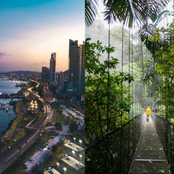 Vista del paquete Centroamérica