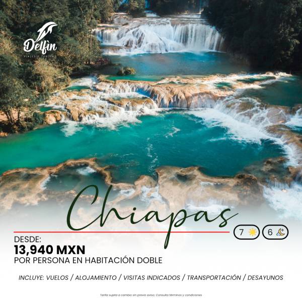 Vista del paquete Super Chiapas 7 días