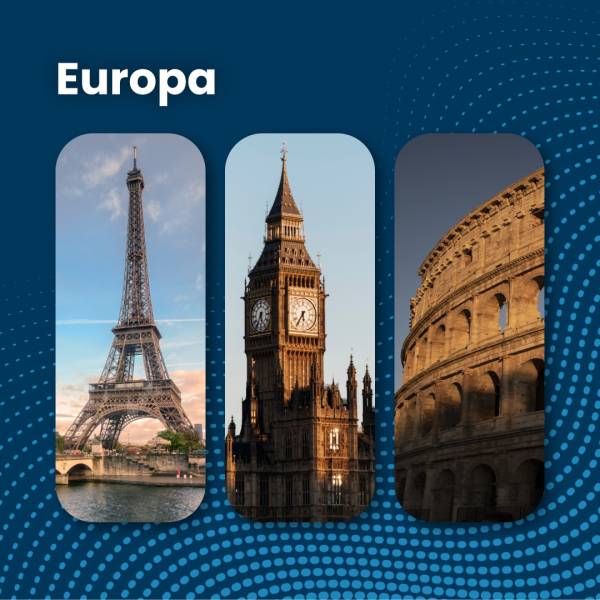 Vista del paquete Mega Europa desde Tijuana