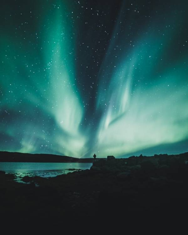 Vista del paquete Auroras Boreales en Islandia 11 días
