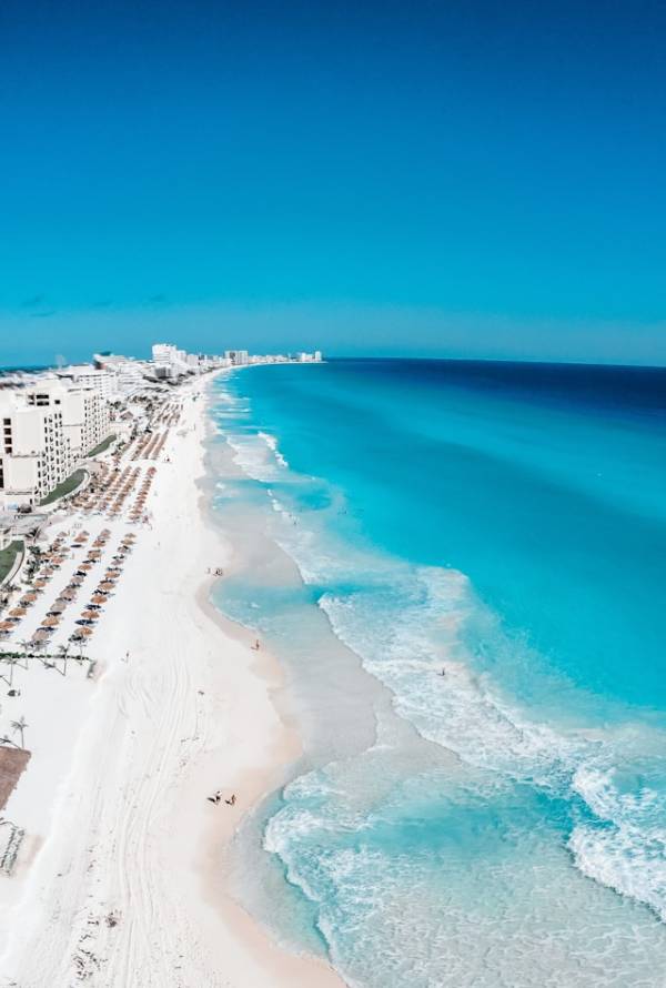Vista del paquete Playas de México