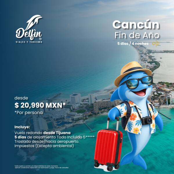 Vista del paquete Fin de año en Cancún